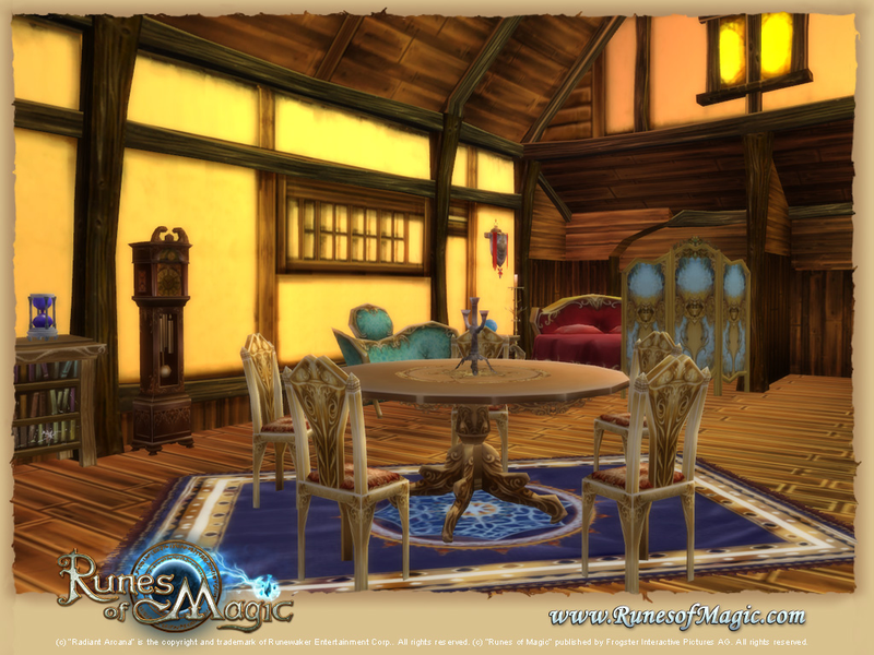 Illustration for article titled Runes Of Magic's Palatial Housing In Action